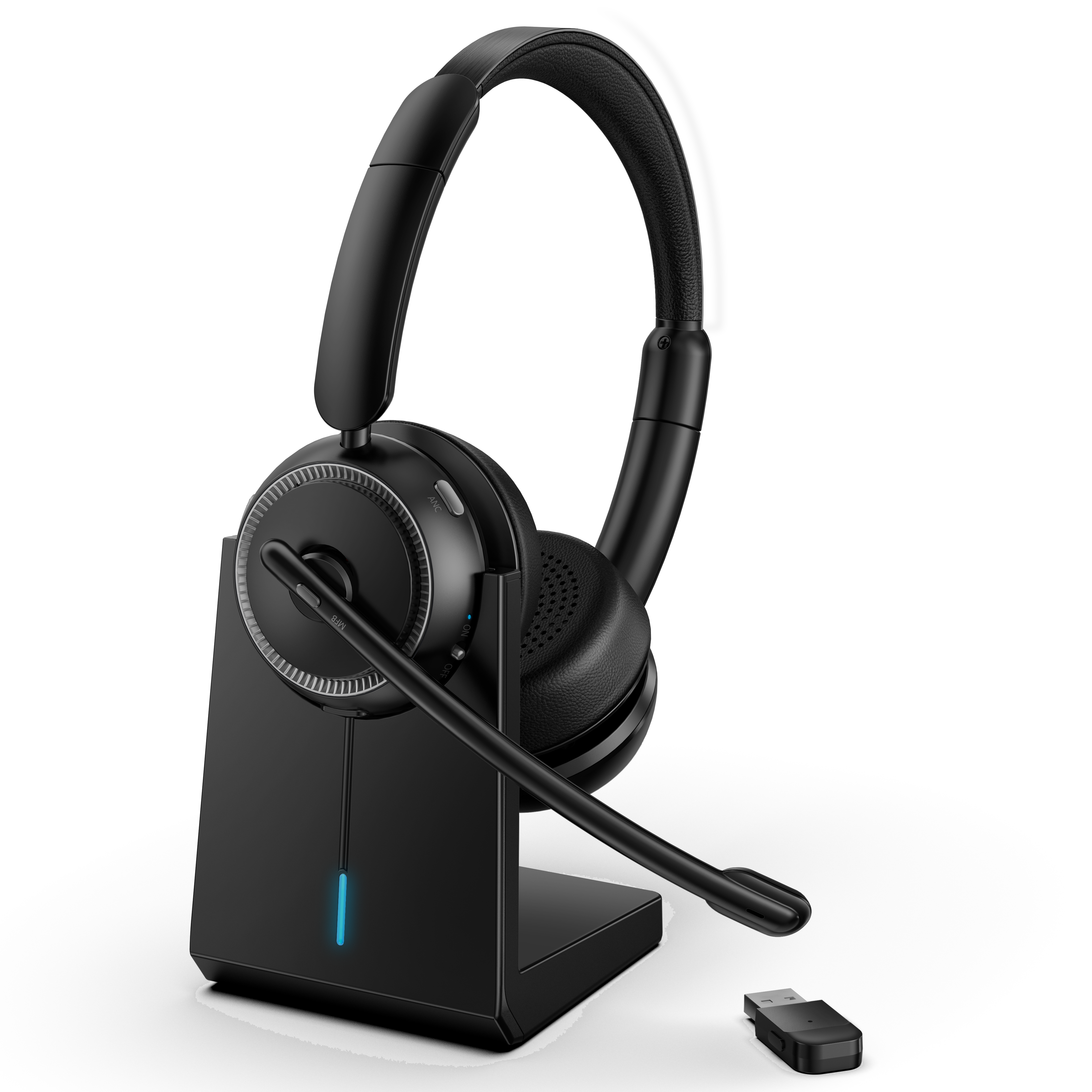 M112 wireless headset with noise cancellation